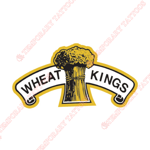 Brandon Wheat Kings Customize Temporary Tattoos Stickers NO.7490